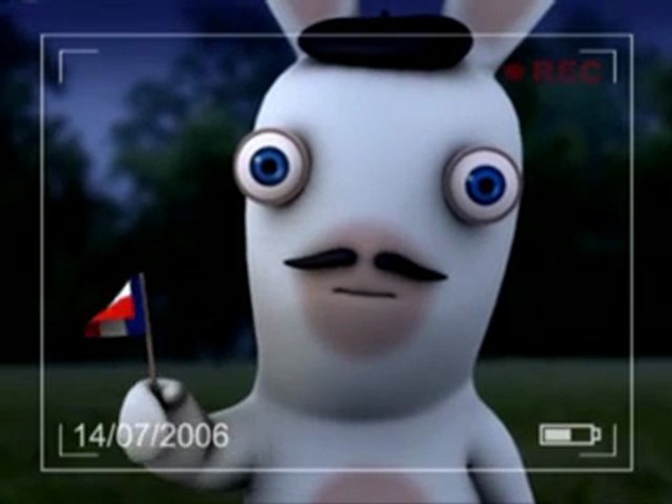 Les Lapins Crétins font de la politique.
