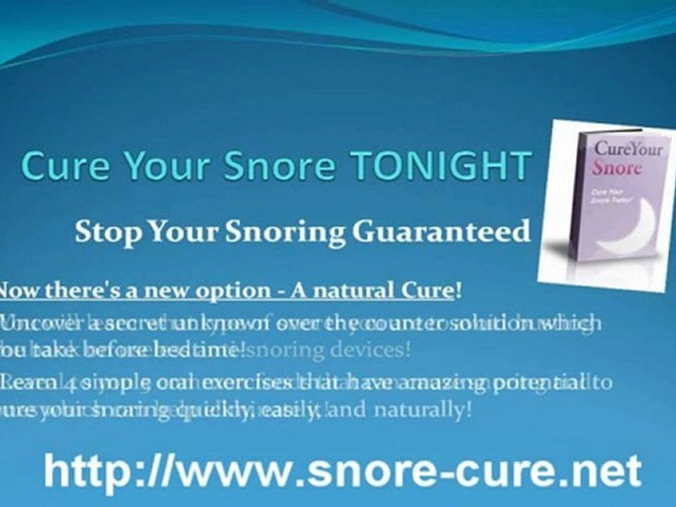 Snoring Remedies, Snoring Solution eliminates mouthpiece sn