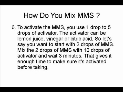 MMS - Miracle Mineral Solution
