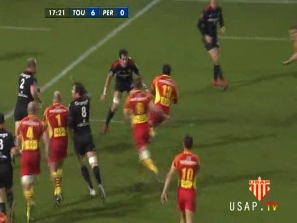 Stade toulousain - USAP : Le match