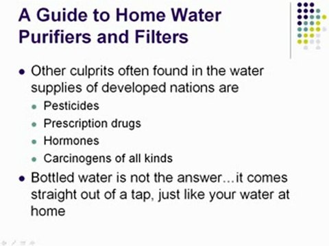 A Guide to Home Water Purifiers and Filters