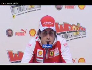 Wroom 2010. La conferenza stampa di Fernando Alonso