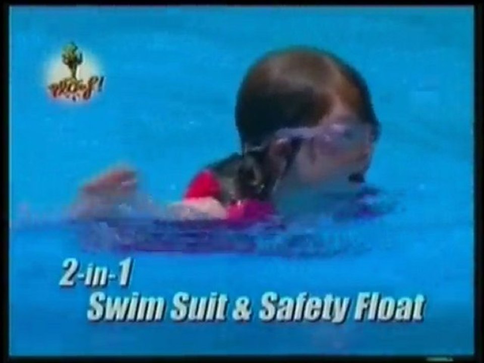 Plouf 2-in-1 floating swimsuit for children VigiPiscine