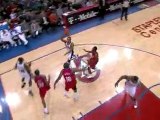 NBA Sebastian Telfair tosses a sweet alley-oop to DeAndre Jo