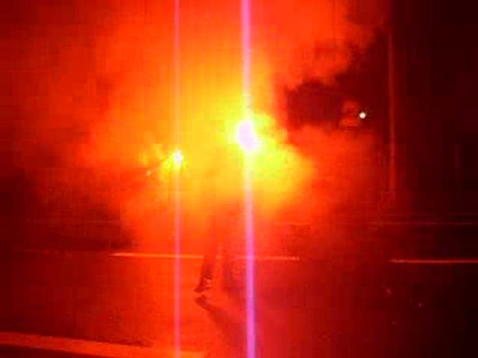 Fumigènes à nouvel an ! (Strasbourg)