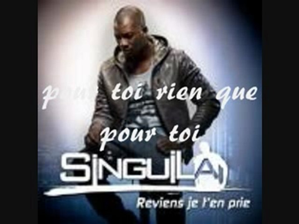 singuila ça fait mal pour elle