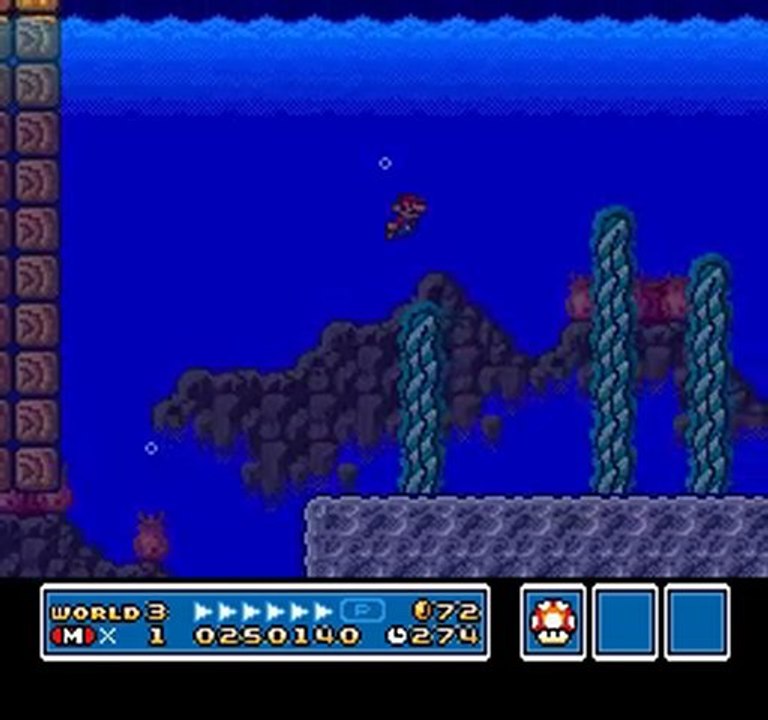 Super Mario Bros 3 - Monde 3 Niveau 1