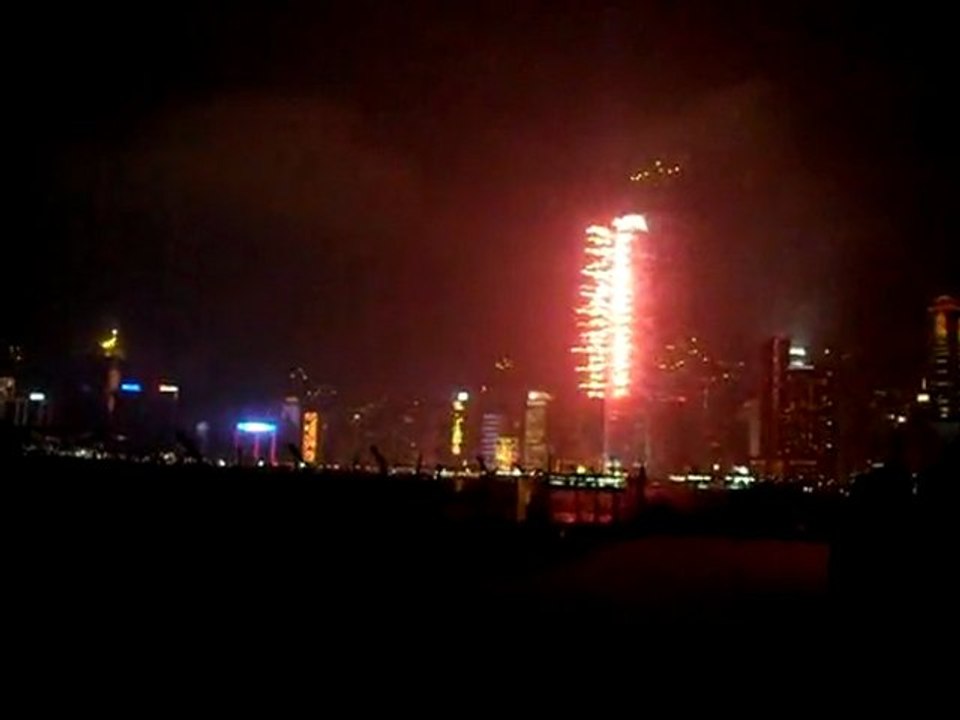 31 Dec 2009 - 01 Jan 2010 除夕倒數詠香江 - 西九海濱長廊拍攝國金二期煙火