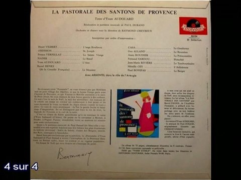 Pastorale des santons de provence Face B 4/4