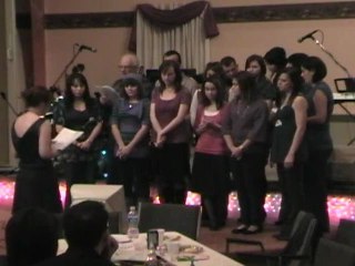 Soirée Noël 2009-Chorale 1