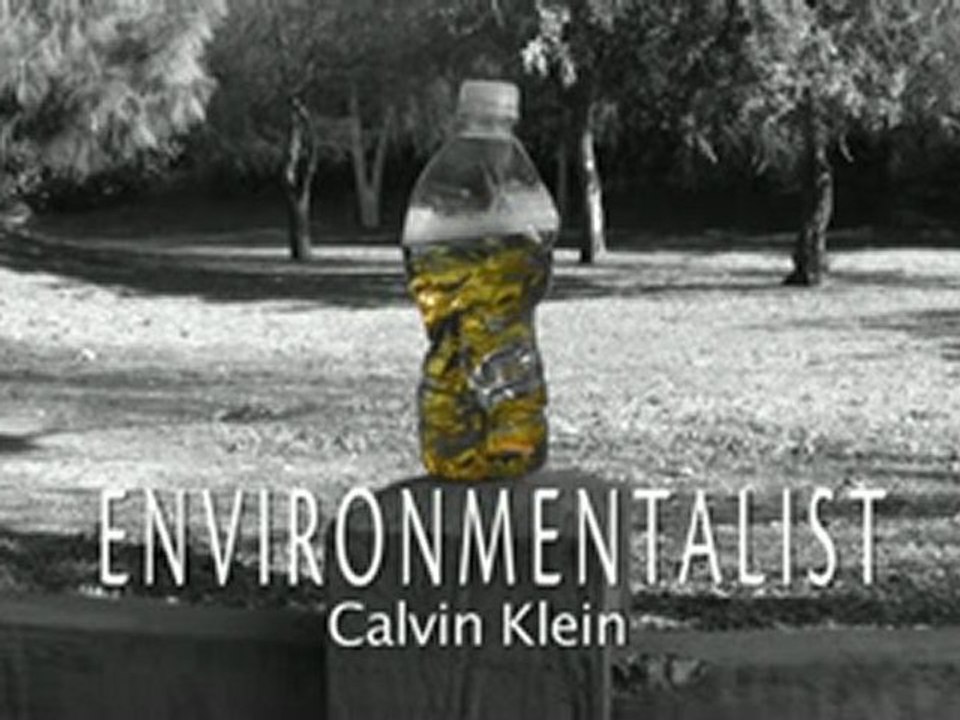 Calvin Klein "Environmentalist" Commercial