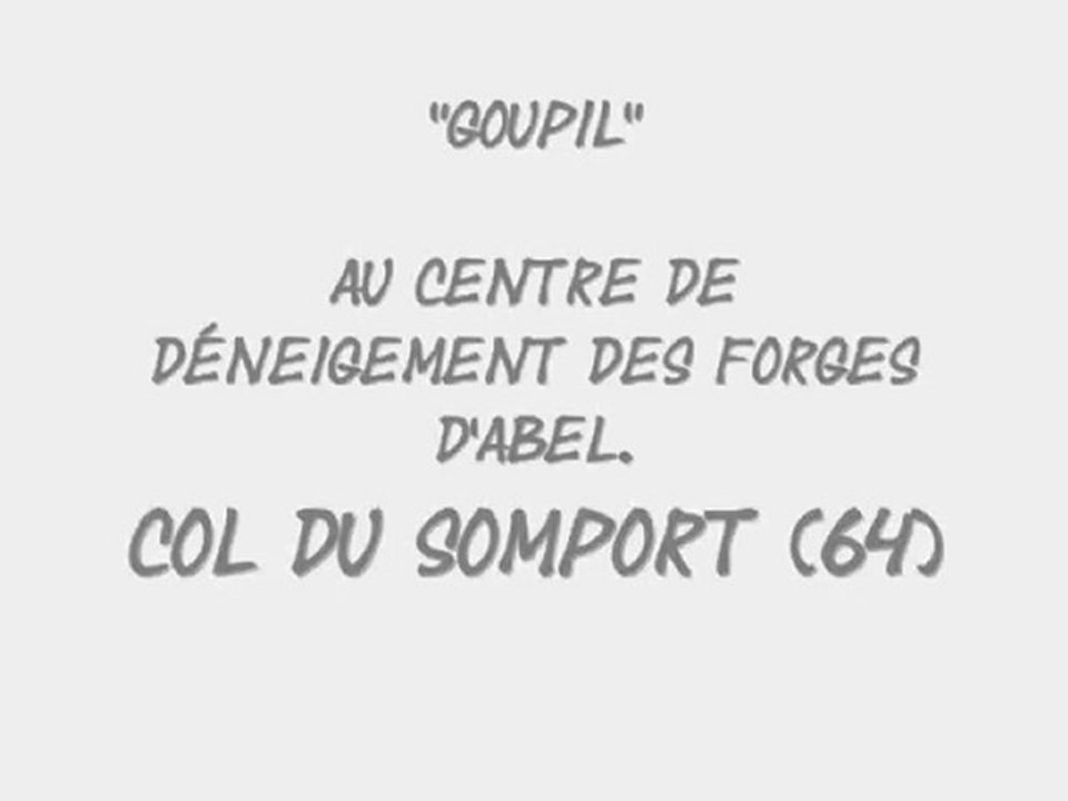Un compagnon au "Forges d'Abel", col du Somport (64)