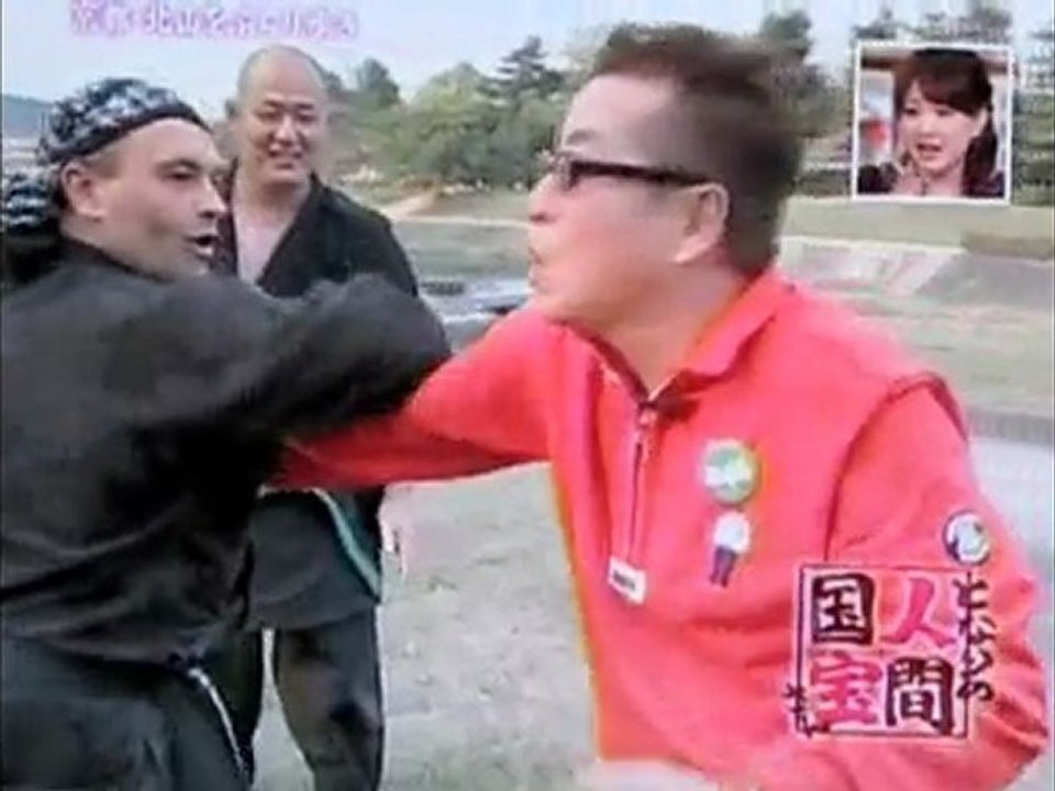 NINJUTSU JAPON-TELEVISION JAPONAISE-Interview de pailliette