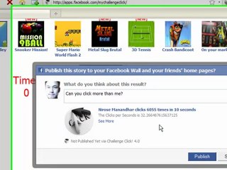 Facebook Challenge Click! 4.0 Trick