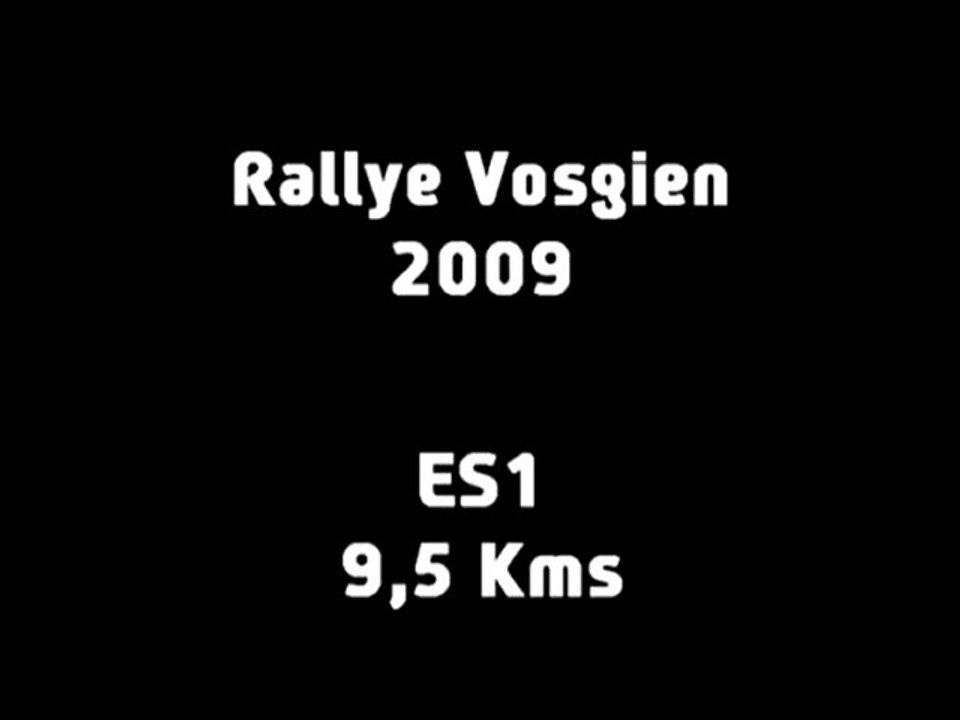 ES1 Rallye Vosgien 2009