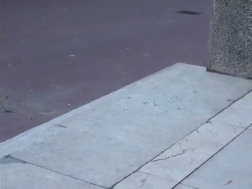 OLLIE SUR UNE MARCHE
