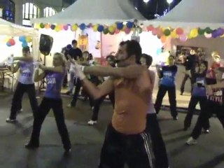 demonstration de savate forme telethon 1ère partie