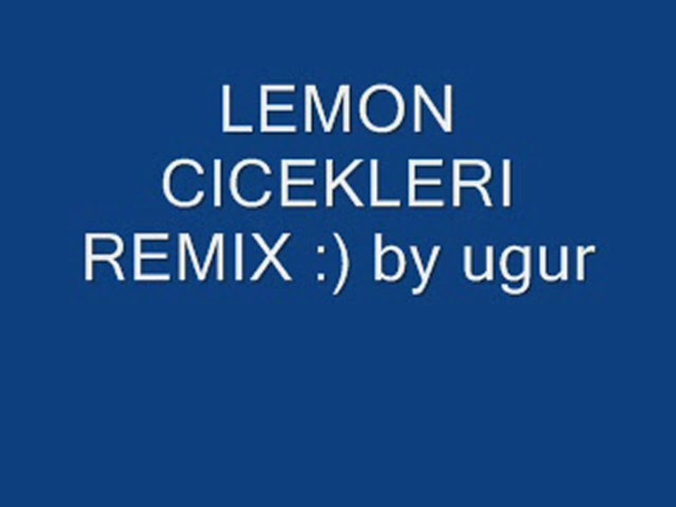 lemon cicekleri
