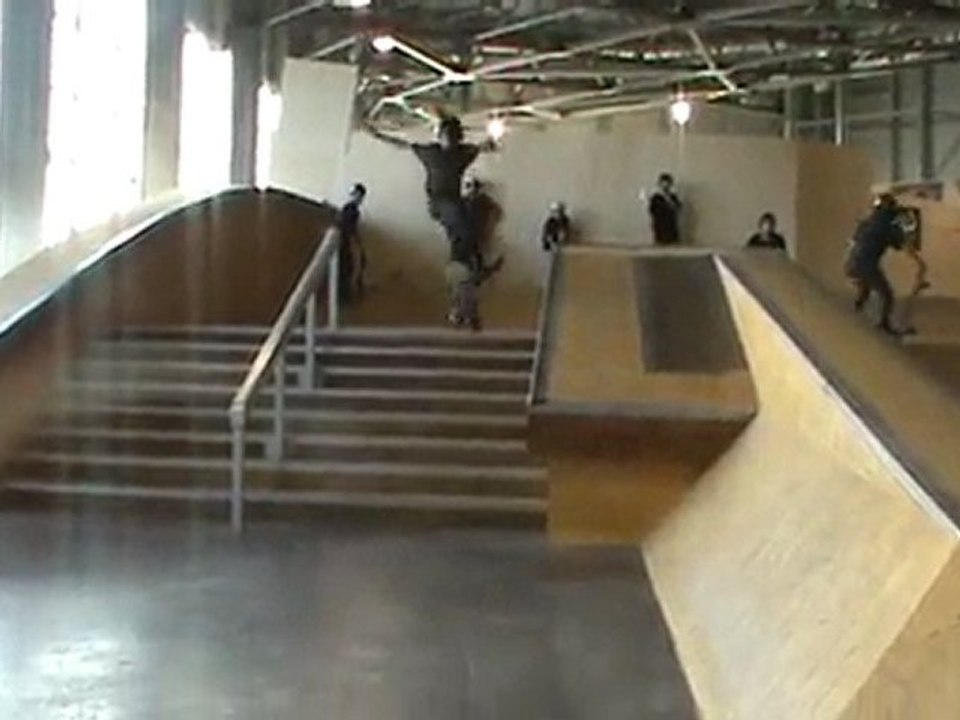 Tentative front ollie marseille nouveau park couvert