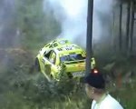 Mitsubishi Lancer Evo Crash