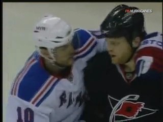 Hurricanes - Rangers Highlights (12/31/09)