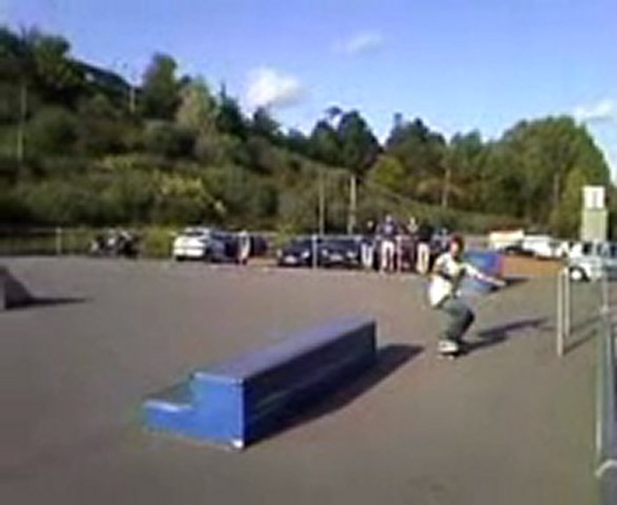 Nose slide sur la box à Calonne