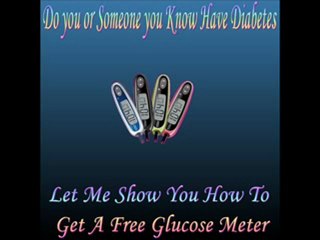 Get Free Diabetic Meters