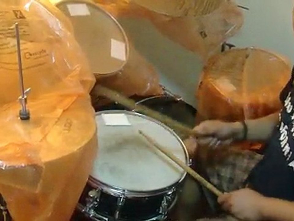 Chris Veloso playing drums ( Dave Matthew Band's song )