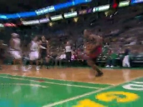 NBA DeMar DeRozan finishes the play with an emphatic dunk.