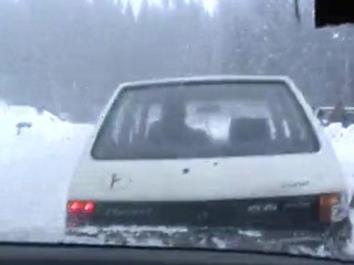 ax 4x4 sur glace a flaine(caméra embarqué)