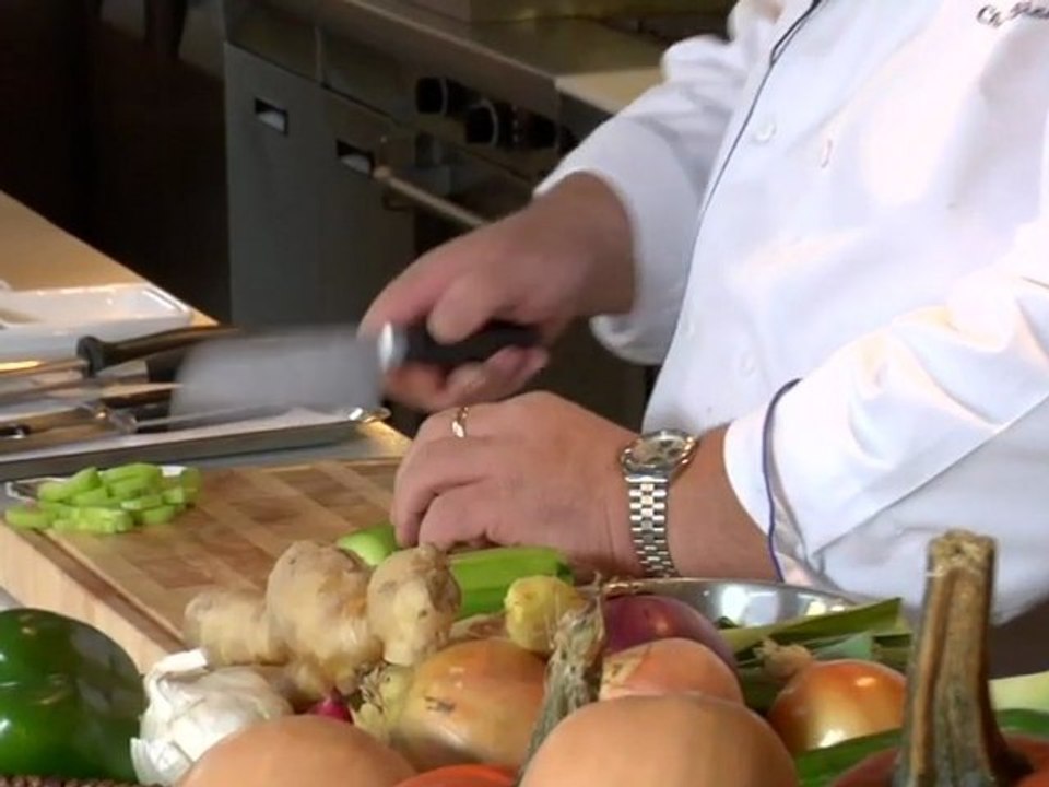 How to cut equal sizes for cooking.