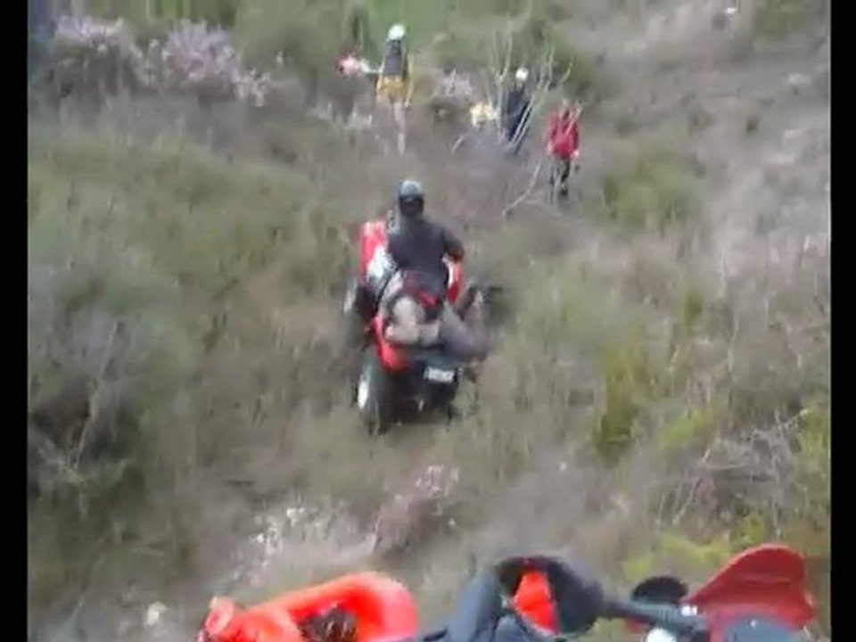 sortie quad st pons de mauchiens 3 janvier 2010