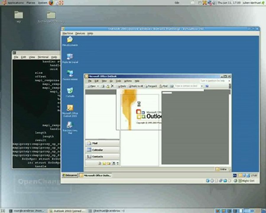 OpenChange Server Step 2/2 - using Outlook