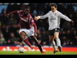 Westham United 1-2 Arsenal :Eduardo strong header 03.01.2010