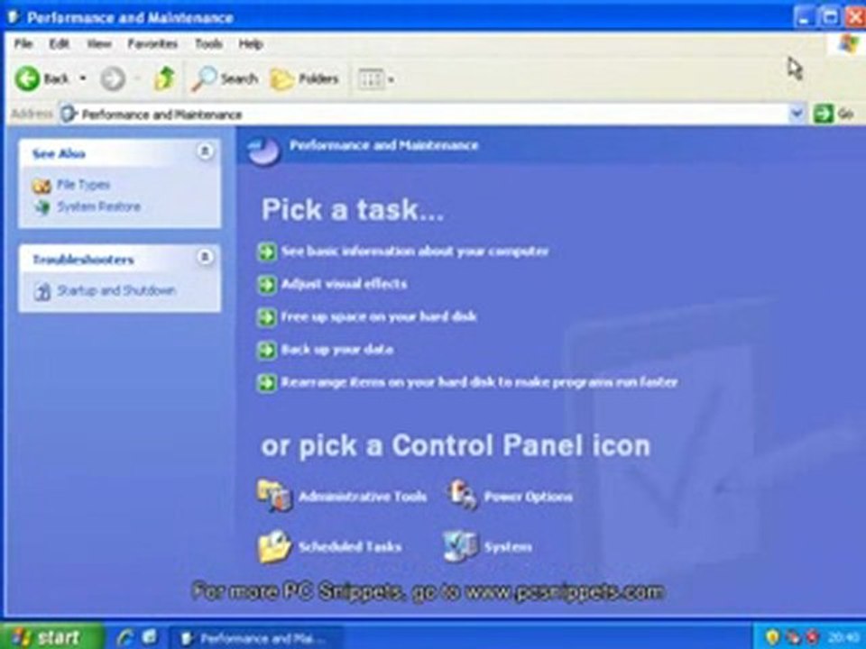 How to Change the Power Scheme in Windows XP