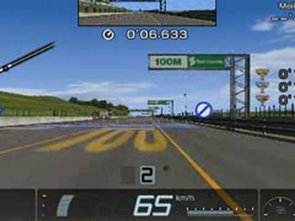 Défi A-1 : Stoppez à 100 mètres ! vue interieure