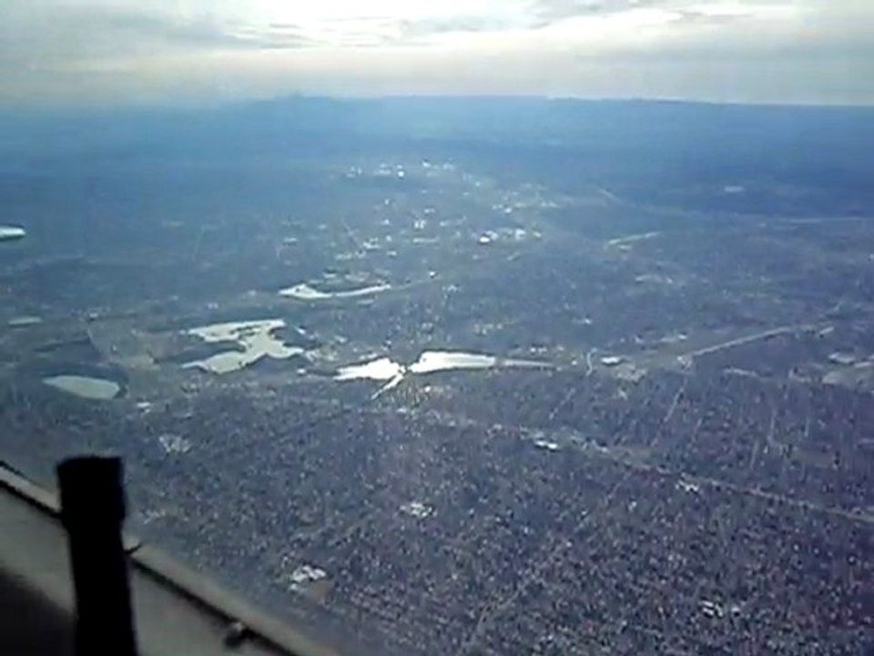 Flying over So. California