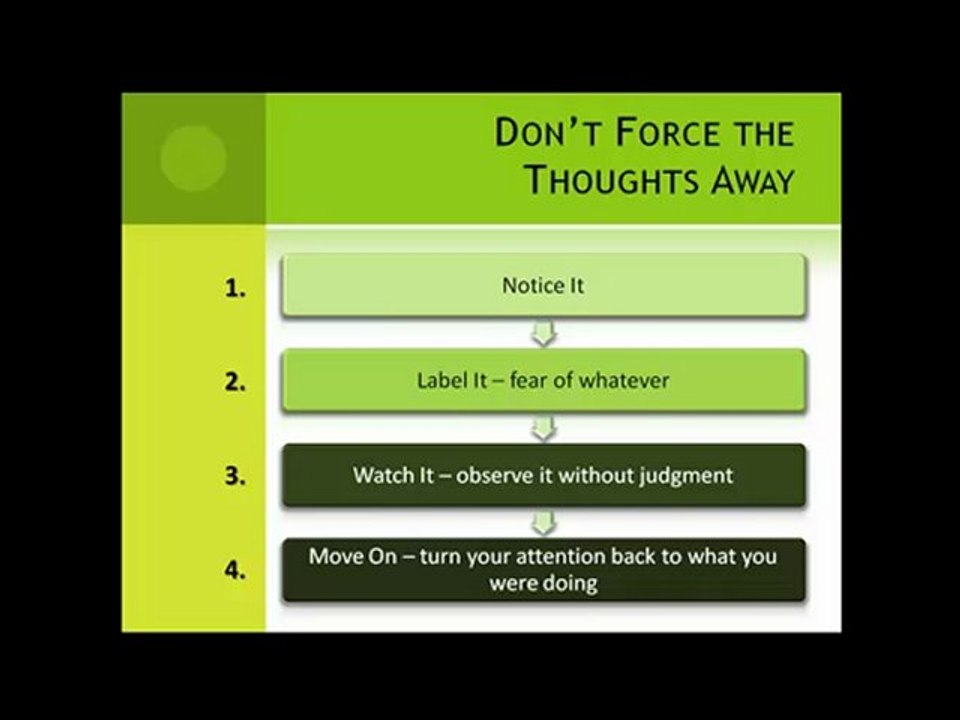End Anxious Thoughts in 4 Steps