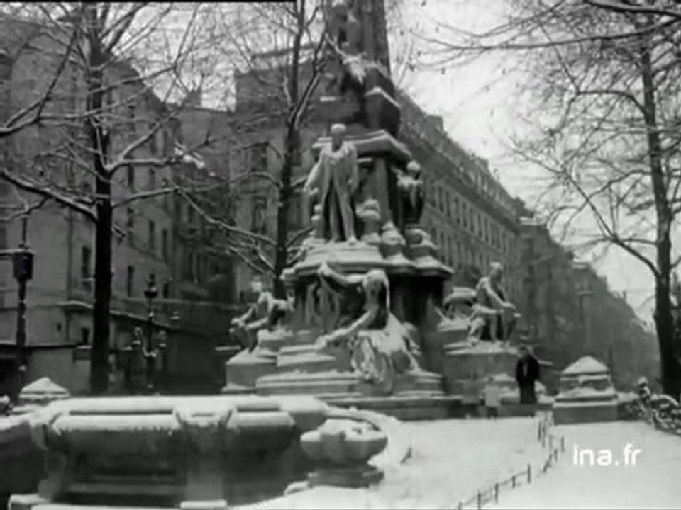 1955 : Lyon sous la neige