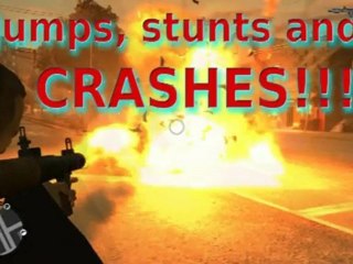 gta4.Jumps, stunts and... CRASHES!!! Vol1