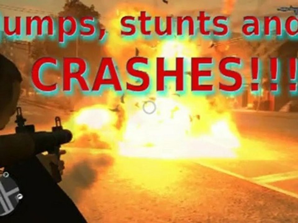gta4.Jumps, stunts and... CRASHES!!! Vol1