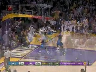 NBA Jordan Farmar's pick leads to big dunk by Shannon Brown.