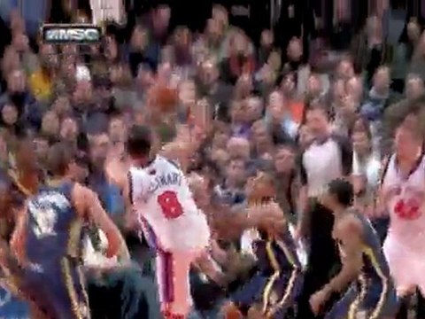 NBA Danillo Gallinari drives to the hole and throws down a n