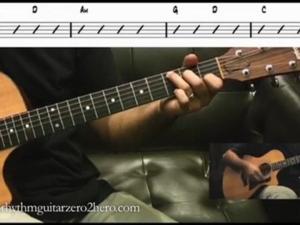 "Learn Acoustic Guitar" - Knocking On Heavens Door