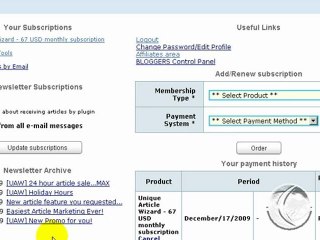 Unique Article Wizard Bonus Package ($168 Value)