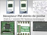 Récepteur FM stéréo de poche à écran graphique