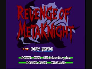 Kirby Super Star: Wakthrough 5 Revenge of Metaknight (1part)