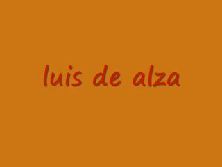alabanzas  luis de alza