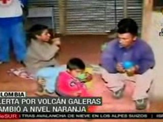 Se mantiene estado de alerta por volcán Galeras.