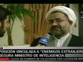 Gobierno Iraní acusa a grupos extranjeros por disturbios.